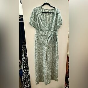 Size large green jumpsuit….